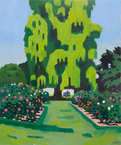 oil painting by the Venice painter, Curtis Hoekzema.